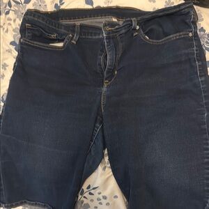 Classic Blue Denim Jean walking shorts